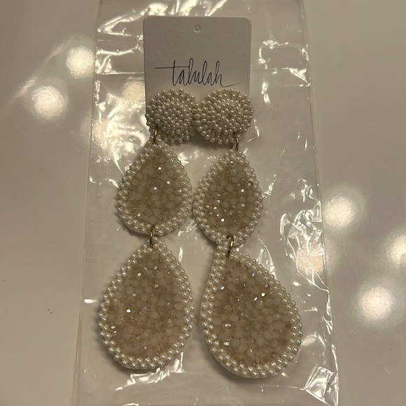 Talulah Teardrop Beaded Earrings - Picture 3 of 3